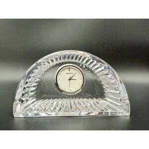 Marquis by Waterford Crystal Clock – Made in Germany – 4.5” – Decor Only